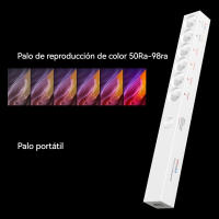 Barra portátil de temperatura de color, barra CRI, barra de luz de relleno de fotografías, herramientas de diseño de iluminación - details 2