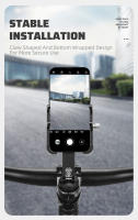WEST BIKING-Soporte de teléfono para bicicleta, accesorio de aleación de aluminio CNC, antideslizante, para Smartphone eléctrico y motocicleta - details 4