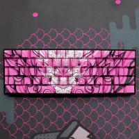 Alleron keycap polvo dragón lado grabado luz altura original pbt sublimación térmica de cinco lados adecuada para todos los teclados de eje magnético (teclado no incluido) - details 0