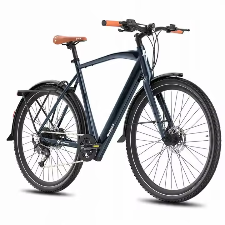 Bicicleta eléctrica urbana Fafrees F700M 250W Shimano 9 velocidades 100km azul - 1