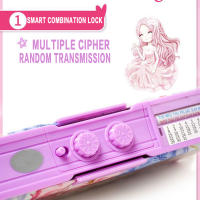 Student Pencil Stationery Box Multifunction Stationery Organizer Box Birthday Present for Girls and Teens - details 6