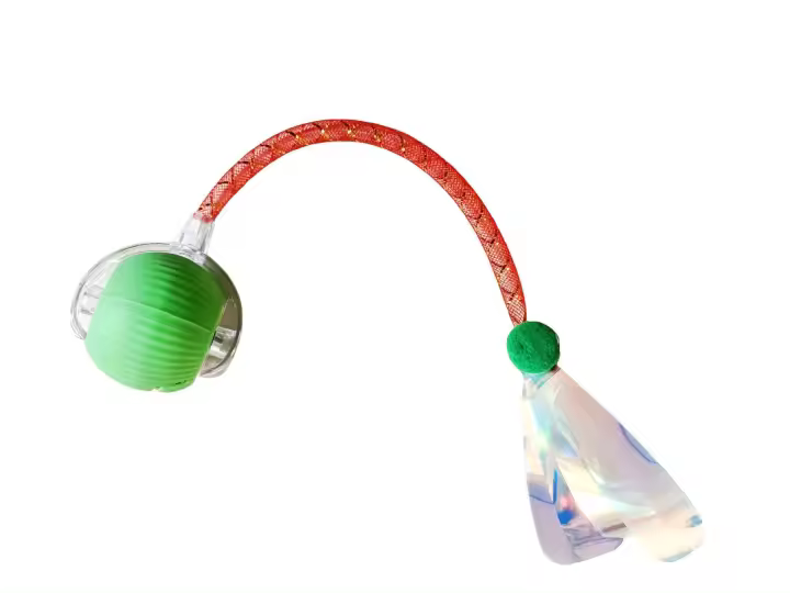 Bola de Juguete para Gatos Intelligente Auténtica, Resistente a Mordiscos, Juguete Automático con Cuerda Suministros para Mascotas - 1