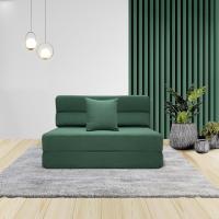 70 x 190 cm Sillón Cama Plegable, Sofá Cama Plegable con Espuma de Memoria y Almohada, Colchón de Suelo para Yoga, Oficina, Salón, Futon Sofá Cama Portada Lavable Unos, Gris Claro - details 29