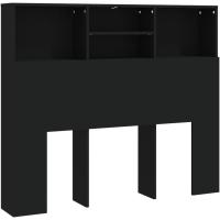 Mueble de Cabeza de Armario de Dormitorio Blanco Estantería de Pared con Almacenamiento - details 14
