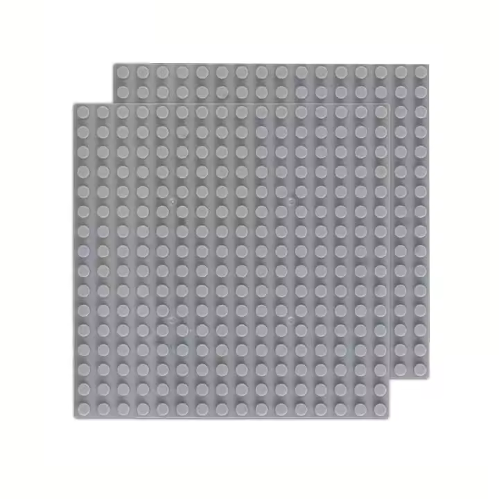 2 piezas de 16x16 compatibles con las principales marcas de bloques de construcción, accesorios básicos, placas base - 1