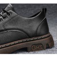 Vintage Hombres Zapatos de cuero de negocios Casual Jóvenes Zapatos de moda - details 2