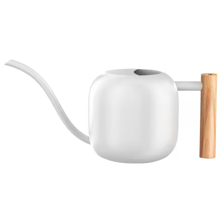 Bote de agua para plantas de interior, 1,2 L/41Oz con pico largo, bote de agua pequeño, regadera de Metal para plantas de interior, bonsái - 1