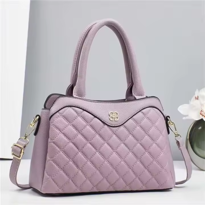 Bolso de hombro diagonal de gran capacidad para mujer de alta gama, cierre de cremallera, modelo de PU de moda 21494 - 1