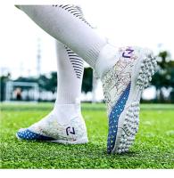 Tacos antideslizantes para niños, niños, niñas, empresa de entrenamiento de alta calidad, pista de tierra y campo de fútbol al aire libre, deportes - details 8