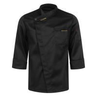 Camisa de Chef para hombre, uniforme de trabajo, abrigo de Chef con cuello cruzado, cocina, restaurante, Hotel, chaqueta de cocina Unisex con bolsillos, Tops de Chef - details 28