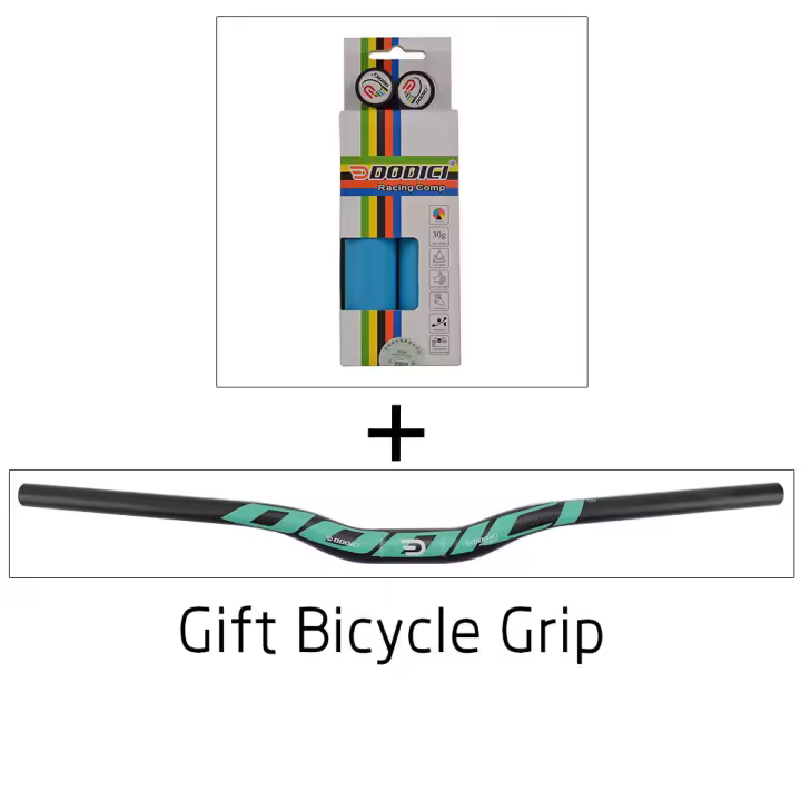 Manillar de Carbono DODICI para MTB Plano o Inclinado 31.8*690/720/740mm Agarre de Bicicleta Matt - 1
