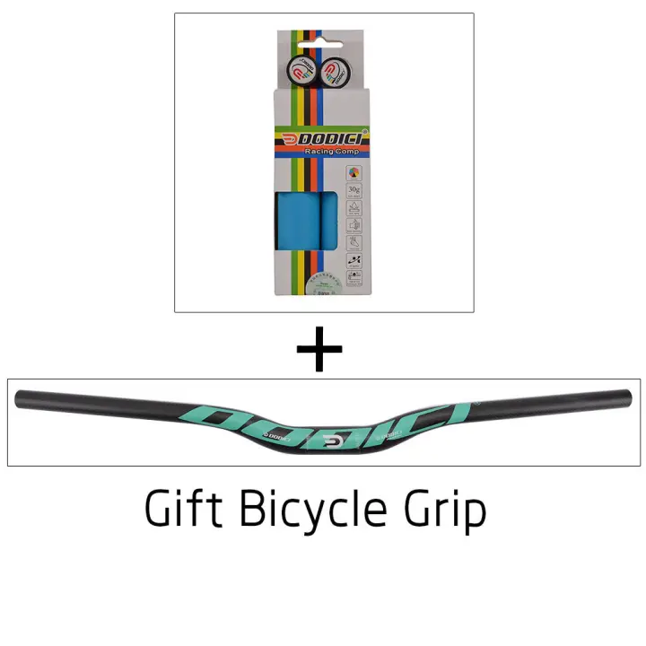 Manillar de Carbono DODICI para MTB Plano o Inclinado 31.8*690/720/740mm Agarre de Bicicleta Matt - 1
