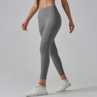 Hmidou-mallas de gimnasio con bolsillos para mujer, pantalones de Yoga, Fitness, cintura alta, Control de barriga, correr, entrenamiento - details 48