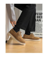 Primavera y otoño de los hombres nuevos zapatos de cuero de cabeza grande herramientas zapatos casuales zapatos de los hombres de baja parte superior zapatos de los hombres - details 1