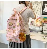 Bolsa escolar para niñas, linda mochila de dibujos animados para estudiantes de secundaria ins Mochila ligera de gran capacidad japonesa regalo - details 22
