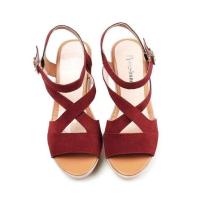 Sandalias de tacón de cuña de verano para mujer - details 0