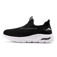 Nuevos zapatos informales antideslizantes de punto de malla deportiva negra para hombre famosos de marca unisex talla 46 - details 4