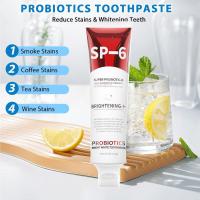 2PCS Sp 6 Probiotic Sp-6 Probióticos Pasta de dientes blanqueadora Sabor fresco y salud de las encías - details 8
