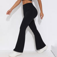 Leggings de Yoga Acampanados de Cintura Alta Pantalones Secado Rápido para Ciclismo y Aeróbicos - details 11