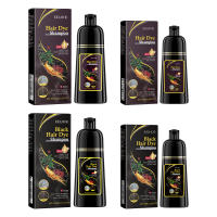 Champú para teñir el cabello, cubierta blanca y gris, reparación de tinte rápido Natural, limpieza seca y dañada, raíces nutritivas, restauración de cabello negro - details 0