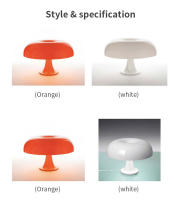 Lámpara de mesa de seta moderna nórdica Original, aplique para dormitorio, mesita de noche, decoración de escritorio, lámpara de escritorio de lectura para Hotel - details 3