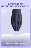 Estimulador De Glans Vibrador Masajeador De Pene Entrenador De Retardo Para Hombres Juguetes Sexuales Masturbador Adulto - details 5