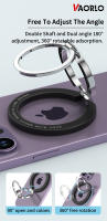 Mini soporte magnético plegable de escritorio para móvil, anillo magnético para dedo, para iPhone 12, 13, 14, serie Magsafe, funda/teléfono inteligente/coche - details 4