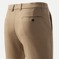 Pantalones Casuales Para Hombre Verano Primavera Pantalones De Negocios Clásicos Café Flexible Ropa De Escritorio - details 4