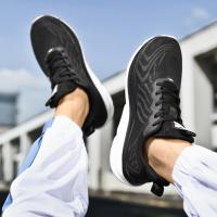 Zapatillas de correr de alta calidad para hombre y mujer, zapatos deportivos informales de malla cómodos y ligeros con amortiguación - details 25