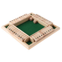 Juego de Mesa para Adultos y Familias Deluxe Four Sides con 10 Números Juego de Muñeca para Fiesta y Club con Reglas de Juego para Beber Fabricado en Madera Recomendado para Niños - details 1