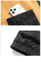 Chaqueta de Cuero para Hombre, Estilo Retro, Forro Polar Sólido, Abrigo Cálido, Nuevo, Cómodo, Informal, con Solapa, Parka de Invierno, Moda Sencilla, Gruesa - details 10