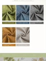 Funda de sofá de chenilla impermeable para las cuatro estaciones, funda de sofá antideslizante con manta decorativa - details 14