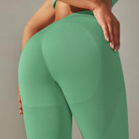 Hamidou-MALLAS DE Yoga sin costuras para mujer, ropa deportiva de entrenamiento, pantalones deportivos de cintura alta - details 27
