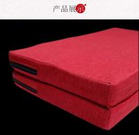Cojín arrodillado plegable para uso doméstico, cojín rojo para meditación portátil, color marrón tibetano, adoración de Buda - details 3