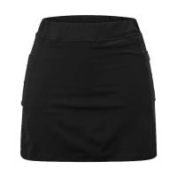 Falda pantalón falsa de dos piezas para mujer, pantalones cortos deportivos transpirables de verano, ropa de Yoga, pantalones cortos deportivos de ocio con bolsillo de Color sólido - details 4