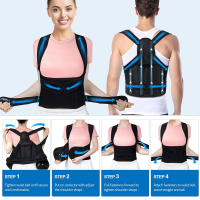 Corrector de postura de espalda para mujeres y hombres, soporte Lumbar para cuello, hombros, mejora la joroba y el alivio del dolor de espalda - details 14