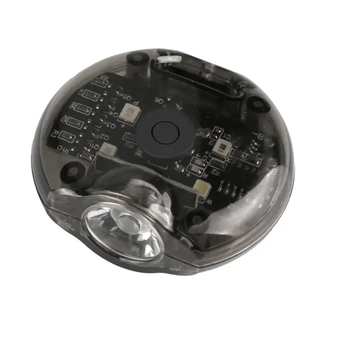 Linterna con llavero, mini linterna con llavero, mini linterna de bolsillo de 80 lúmenes, luz de llavero con 7 modos de iluminación, linterna pequeña impermeable IPX4 para camping, senderismo y emergencias - 1