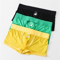 Anillo para el pene Ropa interior Hombres boxeadores Sexy Cockring Calzoncillos Bragas Bolsa para el pene Bragas de entrepierna abiertas Baúles - details 7