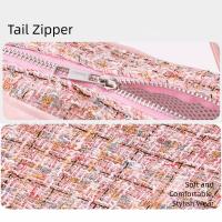 Mochila Horizontal elegante para perros con asa para correa, bolsa transportadora para gatos envuelta en el borde, bolsa elegante y transpirable para salir para perros pequeños - details 5