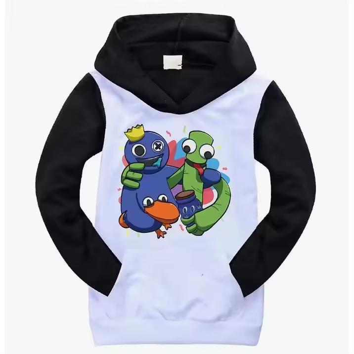 Sudaderas con capucha informales para niños, sudaderas con capucha de amigos, Tops, regalos para niños de 7 a 14 años - 1