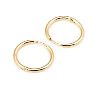 Aretes de Cuerda de Metal Dorado de 18K Diseño Redondo Rectangular de Alta Calidad - details 33