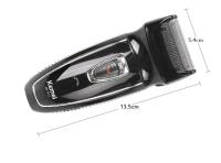 KEMEI-Afeitadora eléctrica recargable de 2 cabezales, máquina de afeitar electrónica recíproca, cortadora de pelo rotativa, afeitadora para el cuidado facial, KM-8013 - details 3