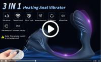 Vibrador de tapón Anal para hombre, masajeador de próstata, pene, juguete sexual remoto inalámbrico, retraso de eyaculación para pareja - details 0