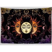Tapiz de cartas de Tarot para colgar en la pared, colcha de adivinación de astrología, tapete de playa, Mandala Hippie, Mandalas - details 0