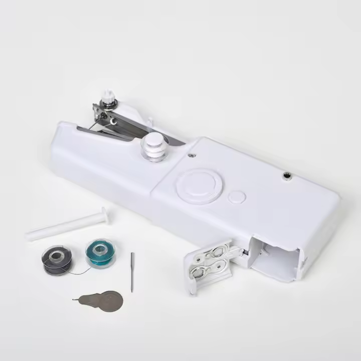 Mini Máquina de Coser Portátil Asistente de Bordado Eléctrico Sin Cable para Reparaciones Rápidas DIY Ropa - 1