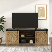 Mueble Grande para TV Diseño Moderno con 2 Puertas Estantería Ajustable para Sala de Estar - details 1