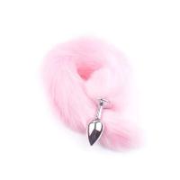 Juguete de Cola de Zorro de Acero Inoxidable Enchufe Anal Sensorial para Adultos - details 15