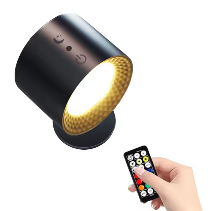 Luces de Pared LED RXUNS Lámpara de Esquina Cargable y Recargable 2000mAh Rotación de 360° - 1