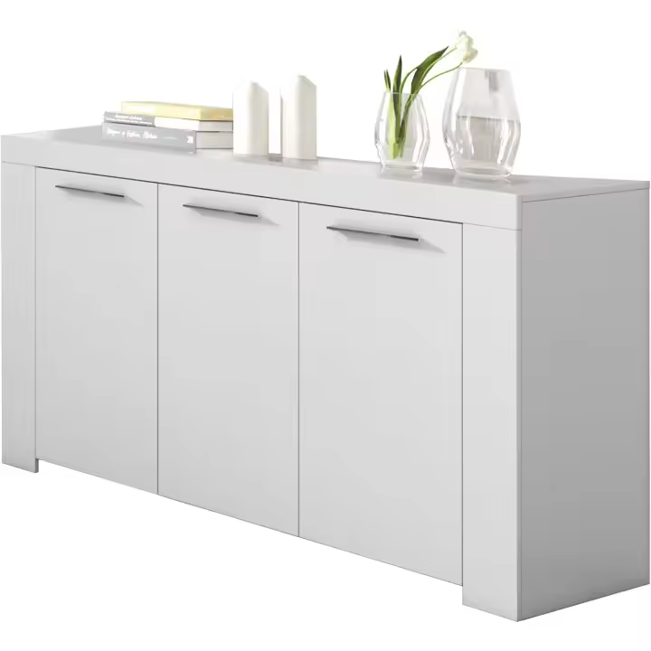 Muebles de Comedor Auxiliar Blanco Estilo Ambit Medidas 144cm x 80cm x 42cm - 1