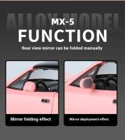 Mazda MX5 Miniatura Modelo de Coche de Aleación Diecast 1:24 Sonido y Luz Puertas Abiertas - details 13
